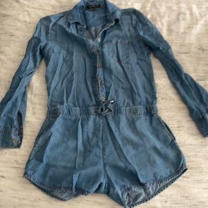 Chambray romper